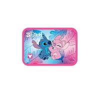 Seven Fiambrera Lilo & Stitch para guardería y Escuela, Rosa y Azul, 0,85 litros, guardería y Escuela Primaria, niña, XX, Moderno