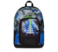 Seven Freethink Write Down, mochila escolar azul, doble compartimento con bolsillo para PC y bolsillo para botella de agua, capacidad de 34 litros, escuelas medianas y superiores, para niños y niñas