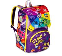 Seven Inside Out - Mochila con doble compartimento extensible, morado, gran capacidad, respaldo preformado, mochila escolar primaria y media, para niña y niña, violeta, Talla única, Moderno