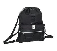 Seven Juventus - Bolsa con bolsillo frontal, color negro, 18 litros, bolsa deportiva, escuela, gimnasio y tiempo libre, niños y adolescentes, Negro , Talla única