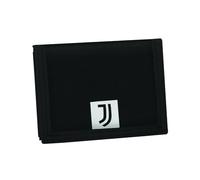 Seven Juventus Cartera con práctico cierre de velcro, negro, compartimentos para tarjetas, efectivo y monedas, accesorios Seven Juventus, para niño y niña, Negro , Talla única