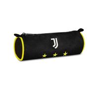 Seven Juventus - Portalápices Escolar de fútbol, Negro, Estuche Ovalado para bolígrafos, lápices y Accesorios, Escuela Secundaria y Superior, niño, Negro, Moderno