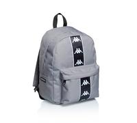 Seven KAPPA Mochila AMERICANO KAPPA NEW COLOR LOGO, Gris - Mochila de Negocio, Trabajo, Diario, Viaje, Escolares, para hombres, mujeres y adolescentes - Mochila Viaje