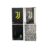 Seven Maxi Quality JJ Juventus, cuaderno cuadriculado, 5 mm, juego de 4 unidades, 30% más