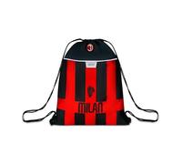 Seven Milan - Mochila tipo mochila, color rojo y negro, para deporte y tiempo libre, escuela primaria, fútbol, rojo, Talla única, Casual