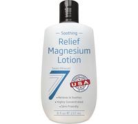Seven Minerals Nueva loción de magnesio para alivio calmante y relajación, magnesio altamente concentrado para un mejor sueño, cuidado de piernas y articulaciones. Loción no grasosa con ingredientes