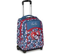 Seven Minnie Big Trolley Escuela Fija, Azul Denim, 2 en 1, Doble Uso