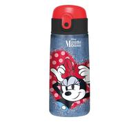 Seven Minnie - Botella térmica, Color Azul Vaquero, Mantenimiento de Temperatura hasta 24 h, Botella para guardería, Escuela Primaria y Tiempo Libre, niña, Azul (BLU Denim), Moderno