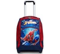 Seven Sons Spider Man - Carrito De Dos Compartimentos Con Carro Fijo, Rojo Y Azul
