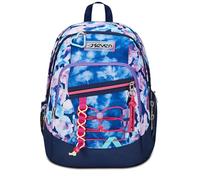 Seven Mochila Escolar Advanced Escolar Ocio Espaciosa Mochila Escolar para Adolescentes Niñas Niños Mochila Escolar Acolchada con Compartimento para Portátil y Compartimento para Botella de Agua