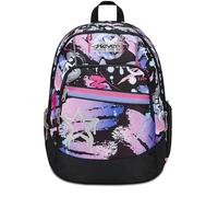 Seven Mochila Escolar Advanced, Negro Fucsia, Mark On Girl, Mochila Doble Compartimento con Bolsillo para PC o Tableta, Bolsillo Porta Botella y Organizador, Mochila Escolar Media y Superior, niña,