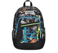 Seven Mochila escolar Advanced, negro gris, Feeling Me, mochila doble compartimento con bolsillo para PC o tableta, bolsillo porta botella y organizador, mochila escolar media y superior, niño niño,