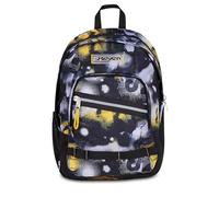 Seven Mochila escolar Dual Detach Gold Paint, gris, 32 L, doble compartimento, bolsillos multifunción, mochila desmontable, bolsillo con organizador, compartimento para PC, escuela media y superior