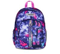 Seven Mochila Escolar Dual Detach Shady Dye Girl, Morado, Doble Compartimento de 32 L, con Bolsillo para PC, Bolsillo para Botella, Bolsillo con Organizador y Compartimento Desmontable, Escuela Media