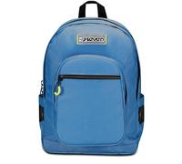 Seven Mochila Escolar Freethink, Color Azul, Unisex, Mochila Doble Compartimento con Soporte USB, Bolsillo para PC o Tableta y Bolsillo Porta Botella, Mochila Mediana y Superior, Azul Turquesa, Talla