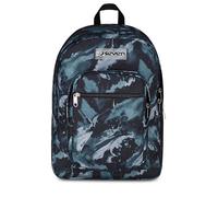 Seven Mochila escolar Freethink, doble compartimento, gris, 34 L, compartimento para PC ablet, bolsillos multifunción, bolsillo lateral para botella de agua, escuela media y superior, niños, niños