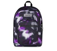 Seven Mochila escolar Freethink, doble compartimento, negro, 34 L, compartimento para ordenador ablet, bolsillos multifunción, bolsillo lateral para botella de agua, escuela media y superior, niña