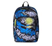 Seven Mochila escolar Pro XXL reversible Detach, azul, mochila doble compartimento con auriculares inalámbricos, bolsillo para PC y bolsillo porta botella, escuela secundaria y superior, niño