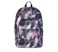 Seven Mochila escolar Pro XXL reversible Detach, gris, mochila doble compartimento con auriculares inalámbricos, bolsillo para PC y bolsillo porta botella, escuela secundaria y superior, niña