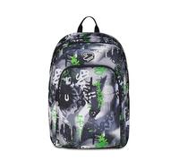 Seven Mochila escolar Pro XXL reversible Detach, gris, mochila doble compartimento con auriculares inalámbricos, bolsillo para PC y bolsillo porta botella, escuela secundaria y superior, niño