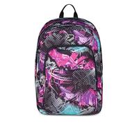Seven Mochila escolar Pro XXL reversible Detach, morado, mochila doble compartimento con auriculares inalámbricos, bolsillo para PC y bolsillo porta botella, escuela secundaria y superior, niña