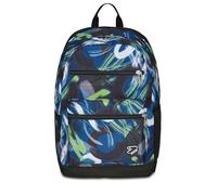 Seven - Mochila escolar reversible con auriculares inalámbricos, azul, reversible, 29 L, para escuela secundaria y superior, mochila para niño, turquesa, Talla única
