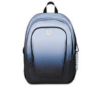 Seven Mochila escolar Shade Tech, doble compartimento, celeste, 29 L, bolsillo frontal con cremallera, bolsillo lateral para botellas, compartimento interior para PC, escuela media y superior, niños