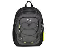 Seven - Mochila escolar Tech Line, gris oscuro, doble compartimento, 29 L, para escuela secundaria y superior, mochila para niño, gris, Talla única