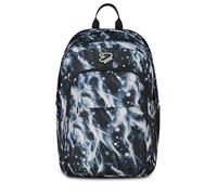 Seven Mochila escolar The Double Pro XXL Detach, negra, 34 L, doble compartimento, auriculares inalámbricos incluidos, mochila desmontable y reversible, bolsillo para PC, bolsillos multiusos, escuela