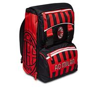 Seven Mochila Extensible Mochila Niños y Niños, rojo y negro, Talla única, Escuela