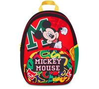 Seven Mochila Guardería Mickey Mouse, Rojo, Cómoda y Colorida, 14 Litros, Mochila Guardería y Tiempo Libre, para Niño, rojo, Talla única, Moderno
