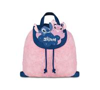 Seven Mochila Lilo & Stitch Starry Eyed para niñas, Piel sintética, Solapa con Parche aplicado, Apertura con cordón, Correas Ajustables, Producto Oficial, Idea de Regalo