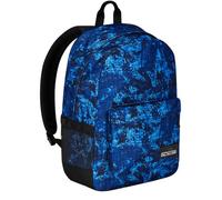 Seven Mochila monocompartimento IschoolPack, azul y rosa, con Pawer Bank integrado y USB Plug, bolsillo porta botella, mochila escolar y viaje, niños y jóvenes., turquesa, Talla única, Escolar