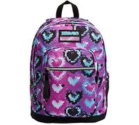 Seven Mochila, NEW FIT GLOSSY GIRL Mochila acolchada, bolsa para libros, para chicos&chicas gran capacidad, para la escuela, el deporte y el tiempo libre, Blanco