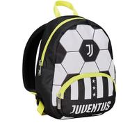 Seven Mochila para guardería pequeña, F.C. Juventus fútbol, color negro y blanco - Bolsillos laterales para botella, bolsillo frontal, mochila para guardería infantil - Mochila escolar Kid,