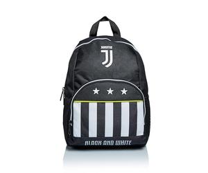 Seven Mochila SMALL JUVENTUS BEST MATCH, Blanco y Negro - Mochila Escolares, Guardería, para niñas, niños, para hombres, mujeres y adolescentes - Bolsillo Interior - Mochila Escolar