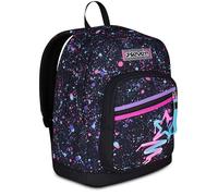 Seven New Fit - Mochila escolar con compartimento para botellas, color morado y negro