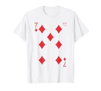 Seven of Diamonds Playing Card Easy Halloween Group Costume Camiseta