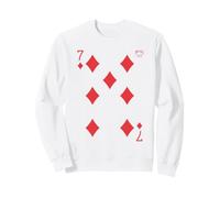 Seven of Diamonds Playing Card Easy Halloween Group Costume Sudadera