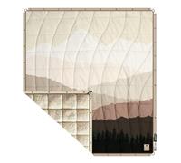 Seven Peaks Manta Edredón de Exterior e Interior - Camping Ligera Suave para la Aventura Impermeable y Resistente, Cualquier Sitio Plegable Antimanchas 200X180CM (Les Alpes, Sherpa)