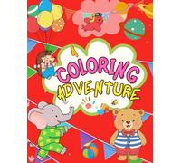 Seven Planets’ Home - A Coloring Adventure: Cute Animal Coloring Book for Kids Ages 4-8