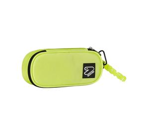 Seven Portalápices Escolar Round Plus Tech. Amarillo, con Bolsillo y elásticos, Accesorios Mochila, Amarillo, Talla única, Moderno