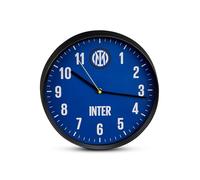 Seven Reloj de Pared Inter, de Cuarzo, Negro y Azul, para niños y Adolescentes, Aficionados
