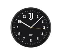 Seven Reloj de Pared Juventus de Cuarzo con Movimiento Continuo, Producto Oficial, fútbol, Idea Regalo para niños y Adultos