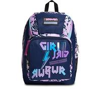 Seven S.p.a. - ZAINO Seven® Point out - DRAWINGPIN Girl, Mochila Seven® Point out - DIBUJANDO Pin NIÑA Unisex - Niños y Adolescentes, Blue Deep, Taglia Unica -