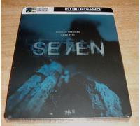 Seven (Se7en) 4K UHD+Blu-Ray Steelbook Nuevo Sellado Thriller Intriga
