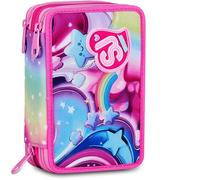 Seven SJ GANG STYLE Jam Gang Estuche Escolar 3 Cremalleras Soft Pouch Girl