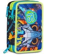 Seven SJ GANG STYLE JAM GANG Estuche Escolar 3 Zip Led Look Completo