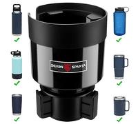 Seven Sparta Organizador expansor de portavasos de Coche con Base Ajustable, Compatible con Hydro Flasks de 32/40 onzas, Compatible con Yeti Ramblers de 20/26/30 onzas, Otras Botellas de 3.4 a 3.8