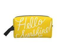 Seven Star - Bolsa de almacenamiento con estampado de mariquita, kit de aseo de afeitado, bolsas de cosméticos de viaje, organizador de embalaje, bolsa portátil, Goodlooking Hello Sunshine, Talla